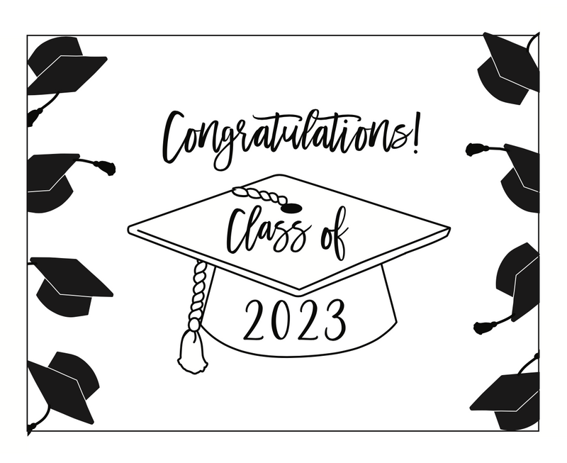 Maymay's ConGRADulations 6x8 Stamp Set {A298}