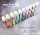 Waffle Flower Acrylic Brush Stand {H14}