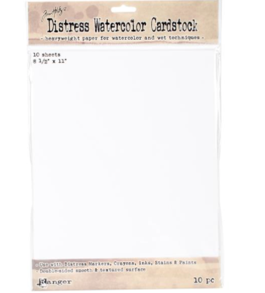 Tim Holtz 8.5x11 Distress Watercolor Cardstock {B305}