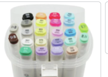 Nuvo Alcohol Markers 24/Pkg