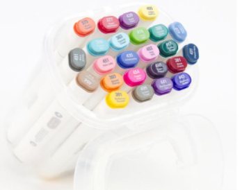 Nuvo Alcohol Markers 24/Pkg