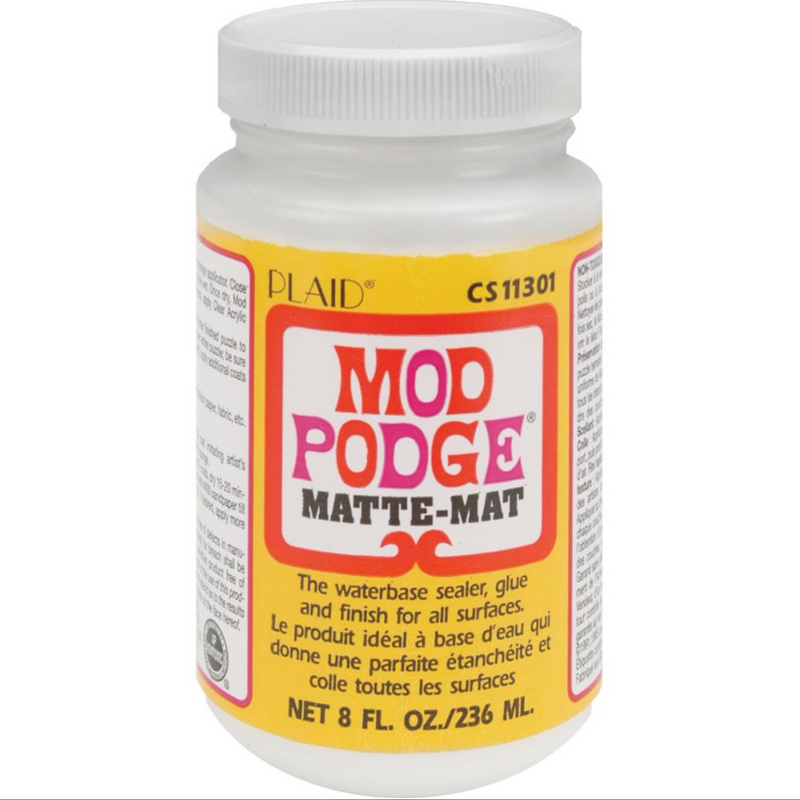 Mod Podge Waterbase Sealer, Glue and Finish for Paper (8-Ounce), CS11236  Matte Finish