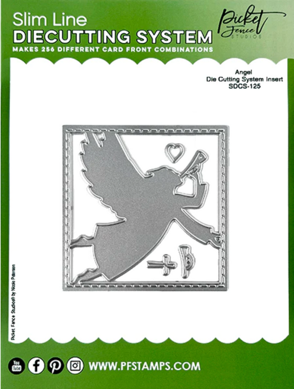 Picket Fence Studios Angel Slim Line Die Cutting System Insert {W28}