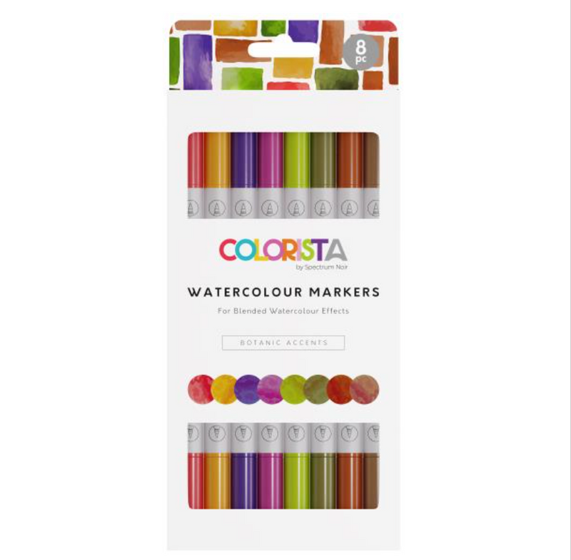 Spectrum Noir Colorista Botanic Accents Watercolor Markers {C507}