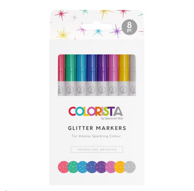 Spectrum Noir Colorista Sparkling Brights Glitter Markers {C312}