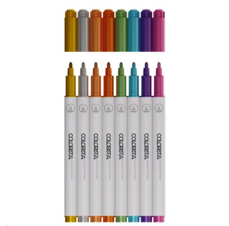 Colorista Art Marker 8pc Rich Shades