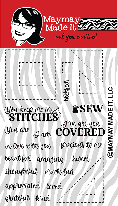 Maymay's Sew Perfect 4x6 Stamp Set {A290}