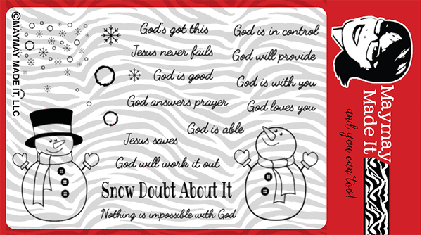 Maymay's Snow Doubt 4x6 Stamp Set {A44}
