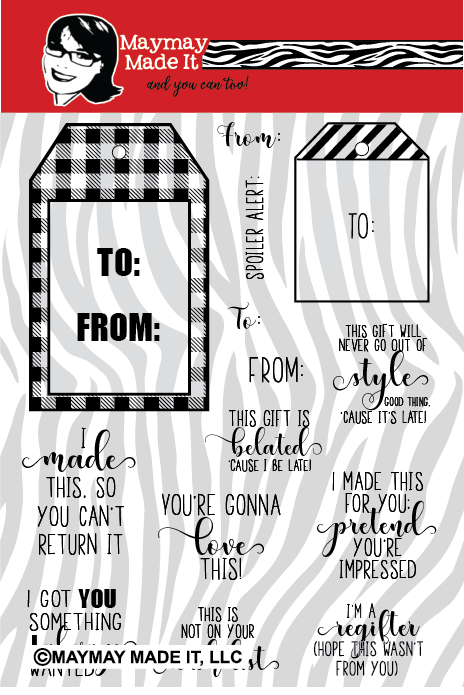 Maymay's Tag It 6x8 Stamp Set {A158}