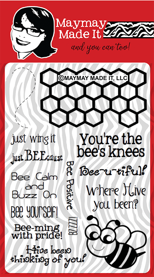 Maymay's The Bee's Knees 4x6 Stamp Set {A113}
