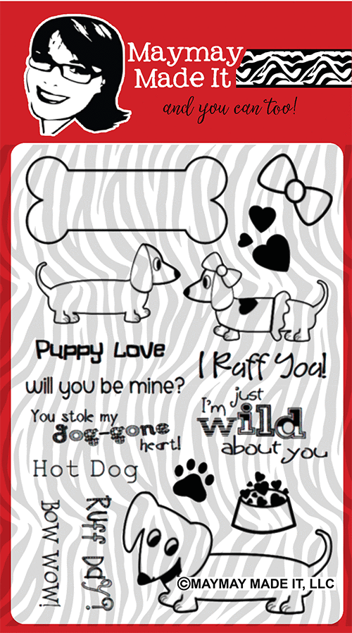 Maymay's Trixie's Valentine 4x6 Stamp Set {A66}