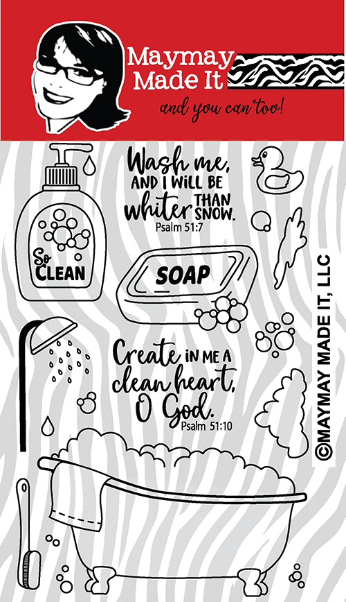 Maymay's Washed 4x6 Stamp Set {A265}