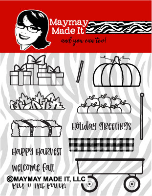 Maymay's Wheelie Full Wagon 4x4 Stamp Set {A18}