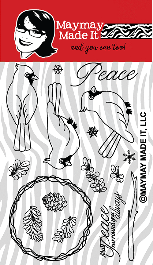 Maymay's Winter Peace 4x6 Stamp Set {A281}