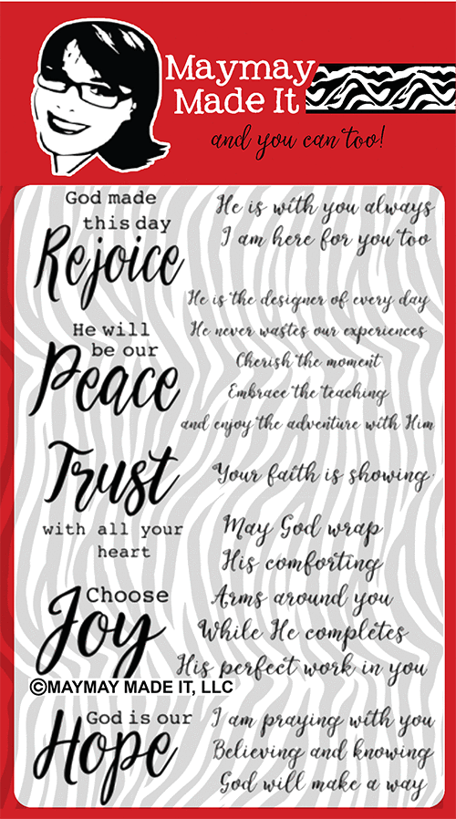 Maymay's Your Faith is Showing 4x6 Stamp Set {A86}