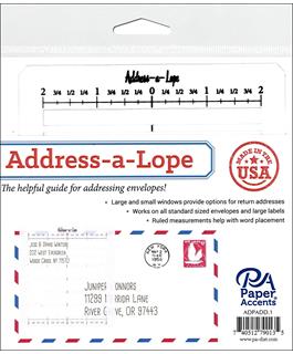 Paper Accents Address-a-Lope Address Template {D150}