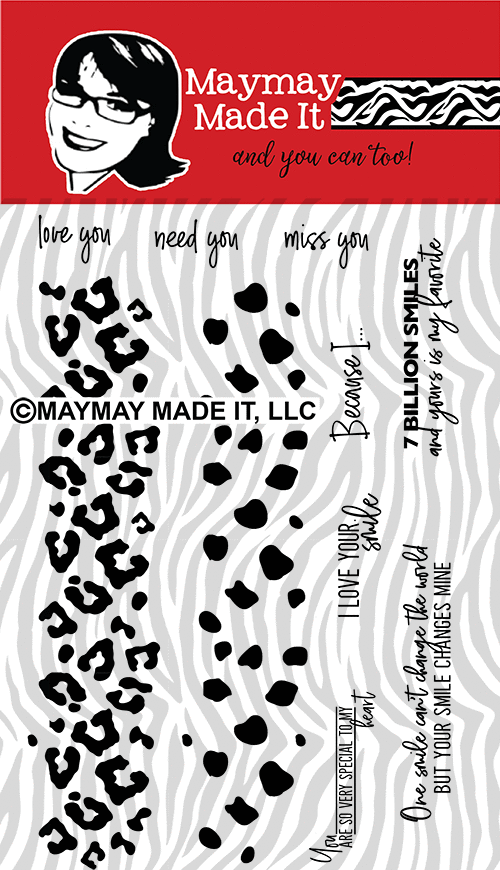 Maymay's Layered Leopard 4x6 Stamp Set {A85}