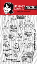 Maymay's Oceans of Happiness 4x6 Stamp Set {A233}