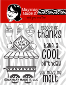 Maymay's Sundae Fundae 4x4 Stamp Set {A121}