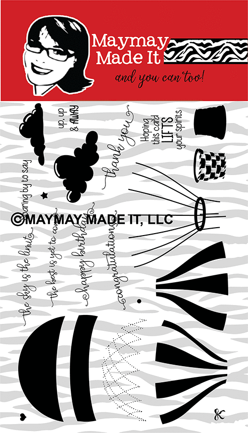Maymay's Up Up and Away 4x6 Stamp Set {A138}