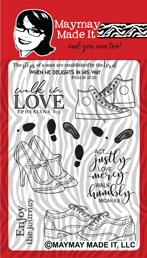 Maymay's Walk In Love 4x6 Stamp Set {V41}