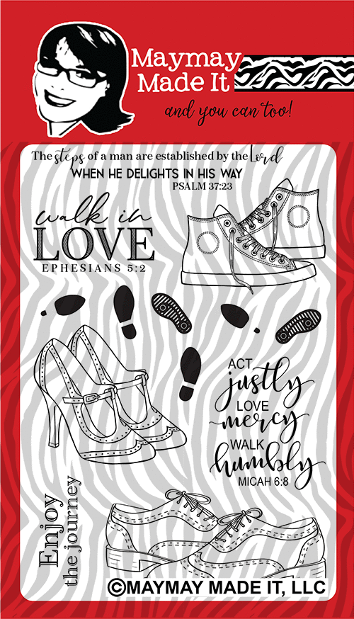 Maymay's Walk In Love 4x6 Stamp Set {A77}
